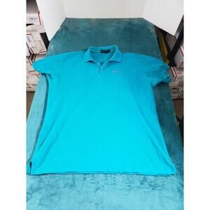 VINTAGE Patagonia Polo Shirt Size Extra Large Mens Blue Short Sleeve Golf Preppy